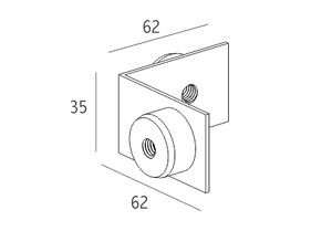 90 graden connector (gebruik met grote 90 graden connector)