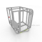 Aangepaste 3x3 aluminium opvouwbare beursstand Modulaire beursstand