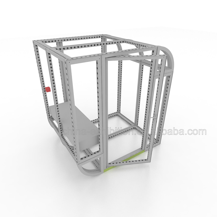 Aangepaste 3x3 aluminium opvouwbare beursstand Modulaire beursstand