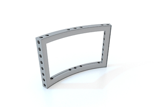 M-series geanodiseerd aluminium Gebogen Frame