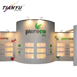 Aluminium / Metal Magnetic Fabric Pop Up Display Banner Stands Buiten Pop Up Display Stand