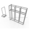 Aangepaste 3x3 aluminium opvouwbare beursstand Modulaire beursstand