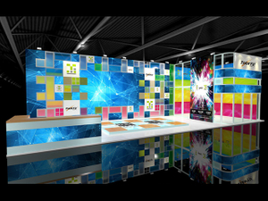 M-serie systeem met led-scherm Gebruikte beursstandapparatuur