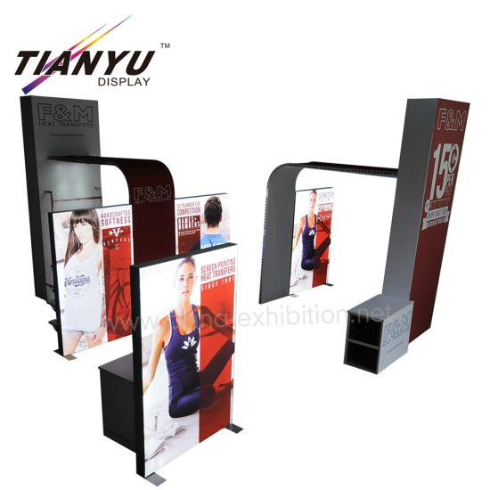 Aluminium stand display voor promotie kleding tentoonstelling stand