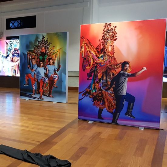 Jiangmen Vertoning van de Reclame LED-achtergrondverlichting aluminium frame Chinese Beijing Opera display Light Box