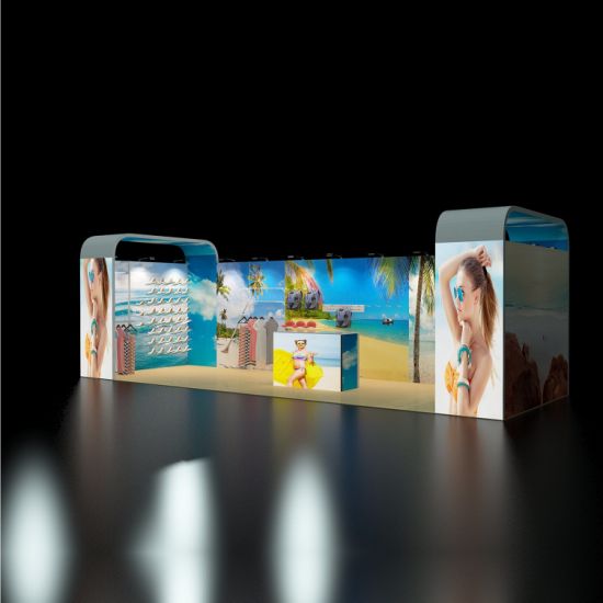 Herbruikbare Goedkope Kleine Beurs Exhibits voor Booth display